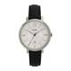 Fossil ES3972IE Uhr Damenuhr Lederarmband Edelstahl 3 bar Analog Datum schwarz