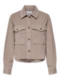 Beige Only Cordjacken für Damen image