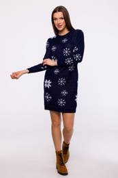 Woman's Sweater MXS11 Navy Blue