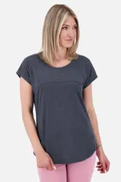 CLARETTAAK A Marine Melange T-shirt