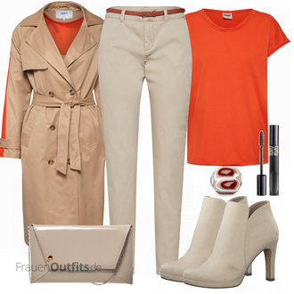 Party Outfits mit Beige VERO MODA "VERO MODA Hose"