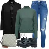 Loafer Schuhe Mit Absatz kombinieren image