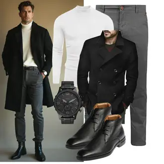 Business Outfits Schön mit Dunkelgrau/Hellgrau/Khaki/Grau b BLEND "Business Outfit"Look: Classic, Moderne, Empire, Smart Casual, Old Money, Coole, Schön, Casual
