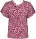 Only T-shirt Onlaxi S/s Top Ex Ptm 15337835 Fuchsia Purple/boho Bloom Dames Maat - M