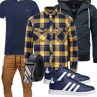 Outfit mit Blau Navahoo "Alltagsoutfit"