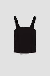WOMEN'S TOP L-TS-4067 BLACK