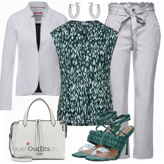 Outfit mit Türkis Schuh Sandalen river island "Outfit für die Konferenz"