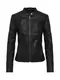 JACQUELINE de YONG Lederjacke ''''Dallas'''' schwarz