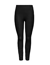 ONLY Women''''s ONLHANNA Faux Leather HW Legging CC OTW Pants, Black, M