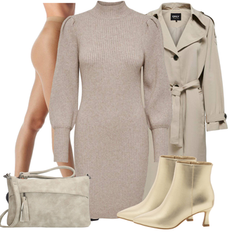 Outfit met Anti-trombose Kous/Panty/Compressiekous/Nylonkous/Panty Grote Maat/Overknee Kous/Steunkous oroblu "Mooie herfst look"