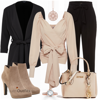 Winter Outfits mit Schwarz/Dunkelblau/Dunkelgrau Lederjacke/Blazerjacke/Blusenblazer/Boyfriend Blazer/Eleganter Blazer/Strick­blazer/Longblazer/Oversize Blazer/Kurzblazer/Sweatblazer/Lederjacke für Männer/Lederjacke Sisters Point "Guess"