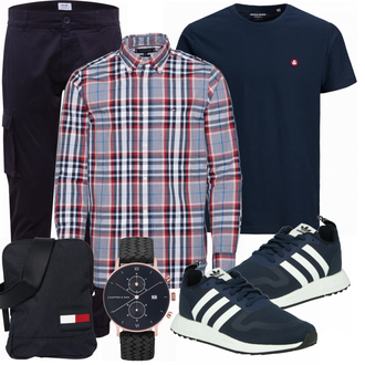 Outfit mit Schwarz Sneaker Adidas Originals "Alltags Outfit"