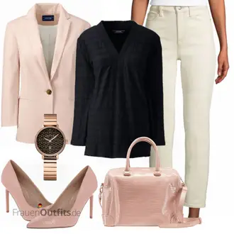 Elegante Outfits mit Grau Jeans "Eleganter Look"