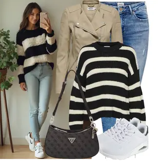 Trendige Outfit mit Weiß/Grau/Hellgrau/Blau Sneaker Low/Bequemer Schuh/Sommer Sneaker/Schmaler Sneaker/Orthopädischer Schuh/Diabetikerschuh/medicus schuh/Walkingschuh/gesundheitsschuh Skechers "Cool für die Freizeit"Look: Sportlich, Trendige, Unisex, Esthetische, Casual