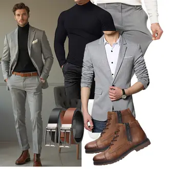 Schick Outfit mit Bugatti "Business Outfit"Look: Schick, Stil, Emo