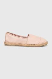 Usnjene espadrile be barva