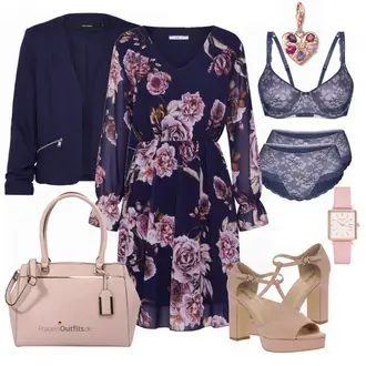 Party Outfits mit Blau VERO MODA "Hailys Kleid"