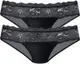 VIVANCE Packung: Slip (2 Stck.) schwarz