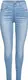 Jeans Skinny Bleu Clair Taille Haute
