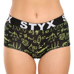 Women's panties art with leg loop physics