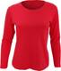 SOLS Dames/dames Majestic T-Shirt met lange mouwen (Rood)
