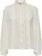 Jacqueline de Yong Blouse Jdyellis L/s Lace Shirt Wvn 15251994 Cloud Dancer Dames Maat - W44