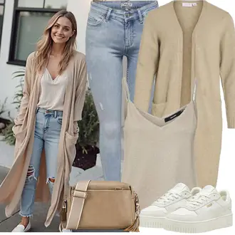 90er, Stil Outfit mit Hellblau/Blau Lederjacke Only "Perfekt für die Freizeit"Look: Rap, Stil, Schön, Coole
