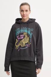 Pulover Tiger Tour enski, rna barva, s kapuco, EBJSF00157