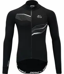 Men's cycling jersey GRANDE black-cloud, S