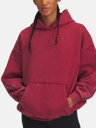 Women's sweatshirt UA Icon HWT Flc OS Hdy-RED - Women's