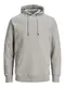 JACK & JONES Male Hoodie Sweat MLight Grey Melange