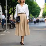 Bež outfiti za skijanje image