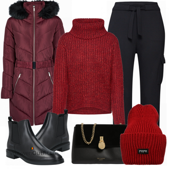 Outfit met zwart Ted Baker "Calvin Klein Laars"