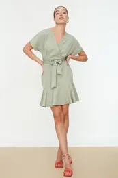 Women's dress Belted