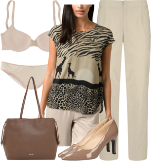 Outfit mit Beige/Khaki 男士鞋子尺寸11/Balconette-Bh/Minimizer-Bh/Gepolsterte BH/Push-Up-Bh/Soft Bh/Durchsichtiger BH/Lederjacken für Männer/Bügel-Bh/Bügel-BH Lascana "Schönes Frühlingsoutfit"