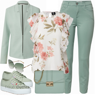 Outfit mit Grau Sneaker Superga "Perfekt für die Freizeit"