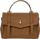 BRIC'S Leren Schoudertas Handtas Gondola Ninfea Bag Leather Bruine