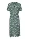 VERO MODA Kleid 'VMVica' dunkelgrau / dunkelgrn / wei