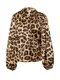 OBJECT Bluse 'Papaya' braun / hellbraun / schwarz