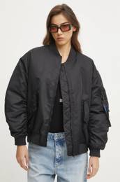 Bomber jakna enska, rna barva, 50530502