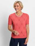 Rote Pullover mit Perlen image