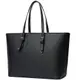 Damen Shopper große vielseitige Handtasche klassische elegante Schultertasche Tasche Schwarz