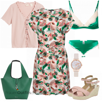 Outfit mit Kleid Vero Moda Petite "Verspielter Sommerlook"