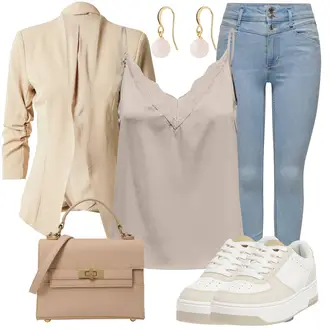Outfit mit Sneaker Low Pull&Bear "Casual Business Outfit"