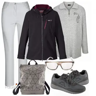 Outfit mit Grau Gucci "Plus Size Mode"