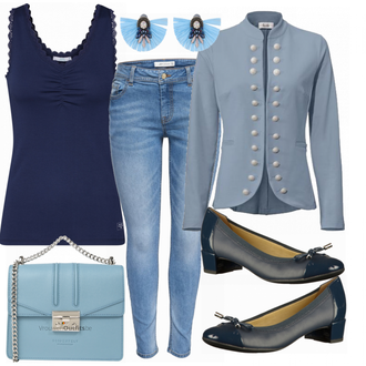 Outfit met grijs Schoen Geox "Geox VERKOOP"