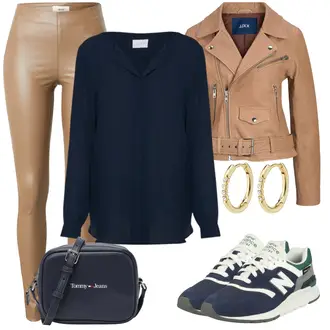 Nabori Outfit sa Tamnoplava Bluza s gumbom/Bluza koja se ne pegla/Slip-on Bluza/Poslovna Bluza/Bluza Dugih Rukava/Kožna jakna za muškarce/Bluza s Podignutim Ovratnikom/Bodija Bluze/Svilena bluza/Jednobojna Bluza Vila "Cool proljetni look"