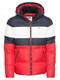 Tommy Jeans Steppjacke TJM RUGBY STRIPE PUFFA dunkelblau / rot / weiß