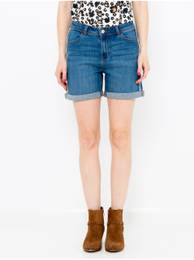 Blue Denim Shorts - Women