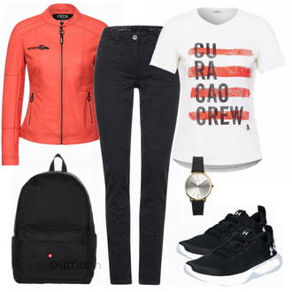 Outfit mit Schwarz Sportschuh Under Armour "Perfekt für den Frühling"